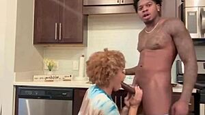 Kitchen Ebony Creampie