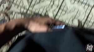 Public Pantyless Orgasm