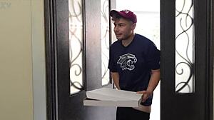 pizza anal fuck