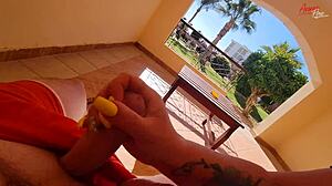 wife jerks terrace