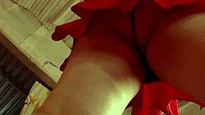 Miniskirt Upskirt Tease