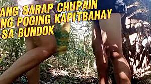 Couple Forest Blowjob