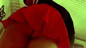 Miniskirt Upskirt Tease