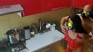 rough kitchen