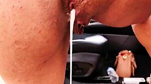 outdoor anal creampie