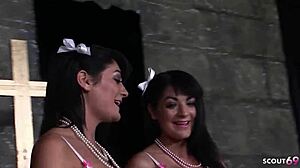 stepsisters anal threesome
