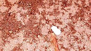 outdoor anal creampie