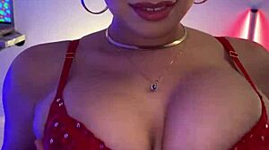 Busty Cum Swallow