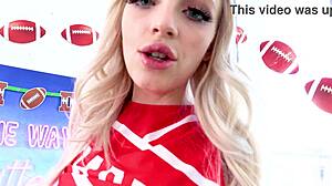 Cheerleader Deepthroat Swallow