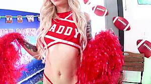 Cheerleader Deepthroat Swallow