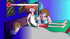 Comic Couch Scene