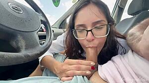 public car deepthroat