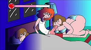 Comic Couch Scene