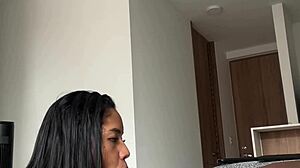 post work blowjob