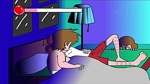 Comic Couch Scene