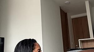 post work blowjob