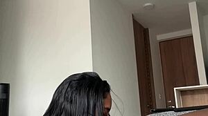 post work blowjob