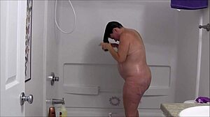 Pregnant Milf Shower
