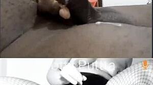 cumming on whore