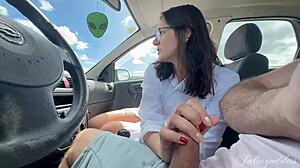 public car deepthroat