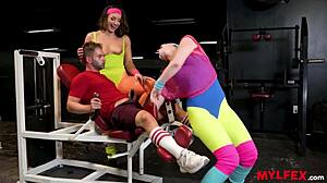 MILF Gym Threesome