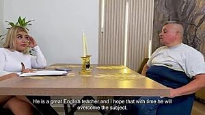blonde tutor fuck