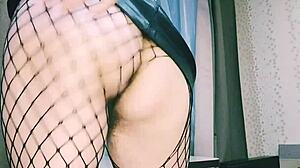 Fishnets Pussy Tease
