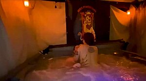 creampie hot tub