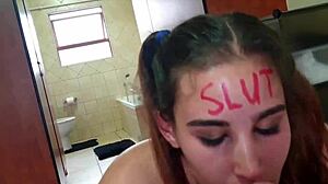 face fucked slut