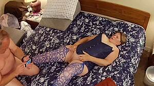 granny creampie pounding