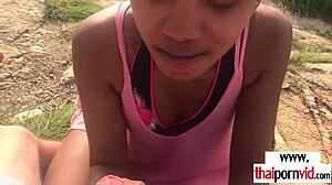 Thai Beach Blowjob