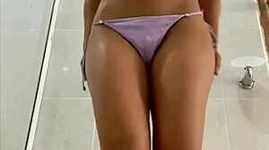 Petite Shower Masturbation