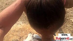Thai Beach Blowjob