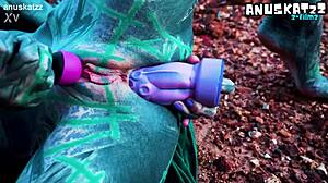 outdoor anal dildo