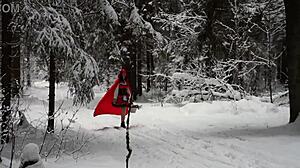 Snowy Red Hood