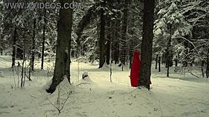 Snowy Red Hood