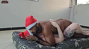 christmas balcony fuck