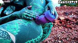 outdoor anal dildo