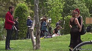 Public Babe Disgrace
