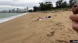 beach tit cumshot