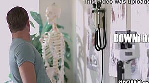 blonde doctor sucks