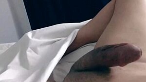 ladyboy cock cum