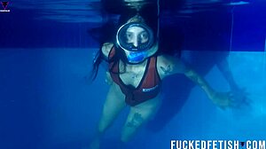 Underwater Mask Tease
