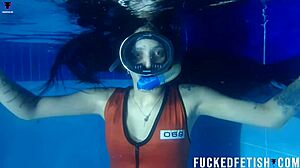 Underwater Mask Tease