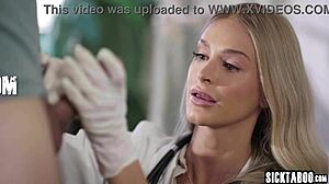 blonde doctor sucks