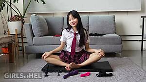 bdsm student squirts