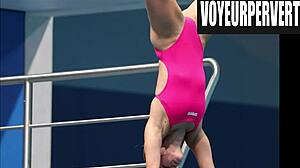 womens high diving voyeur
