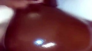 Ebony sideways bbc ride