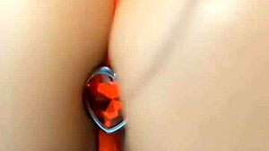 brunette teasing anal