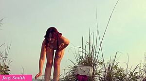 jeny smith beach tease